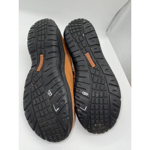 L.L. Bean Women's Comfort Moc Slip-On Burnt Orange Suede‎ Leather (Size 9) Brown - Picture 4 of 6